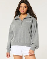 Easy Half-Zip Logo Sweatshirt