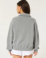 Easy Half-Zip Logo Sweatshirt