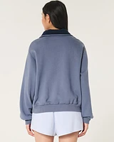 Easy Denver Graphic Half-Zip Sweatshirt