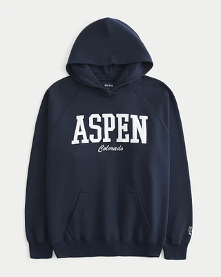 Oversized Aspen Graphic Hoodie