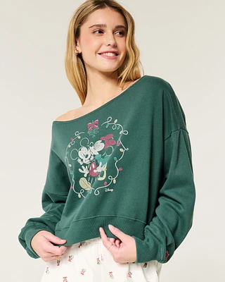 Mini Mickey and Minnie Mouse Graphic Sweatshirt