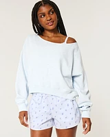 Easy Off-the-Shoulder Sweatshirt