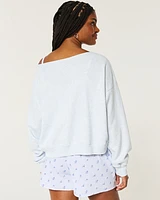 Easy Off-the-Shoulder Sweatshirt