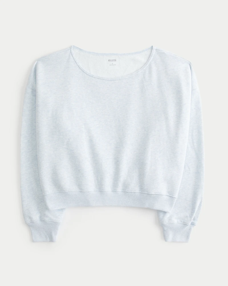 Easy Off-the-Shoulder Sweatshirt