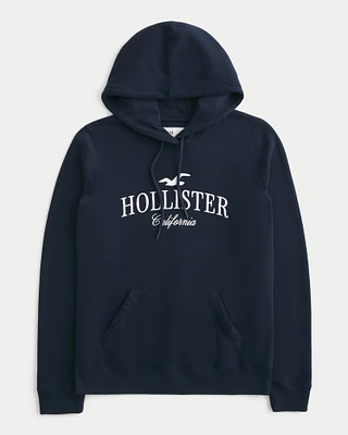 Oversized Logo Graphic Hoodie