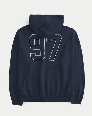 Oversized New York City Graphic Hoodie