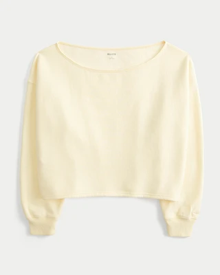 Easy Off-the-Shoulder Sweatshirt