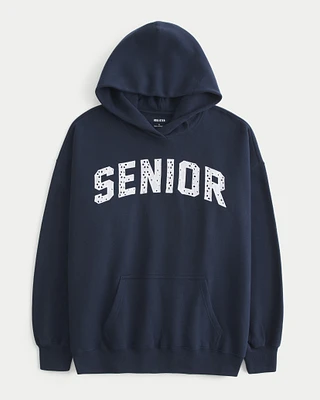 Oversized Senior Graphic Hoodie