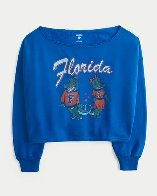 Easy Off-the-Shoulder University of Florida Graphic Sweatshirt