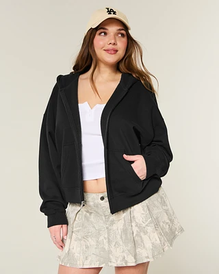 Oversized Zip-Up Hoodie