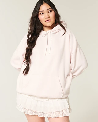 Oversized Hoodie with Hood Detail