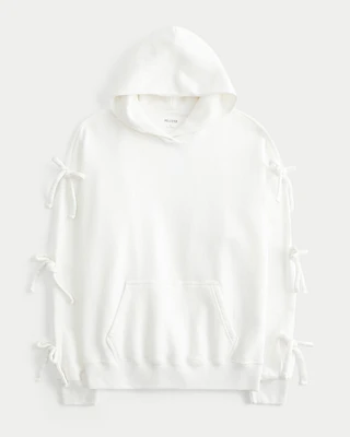 Oversized Bow Sleeve Hoodie