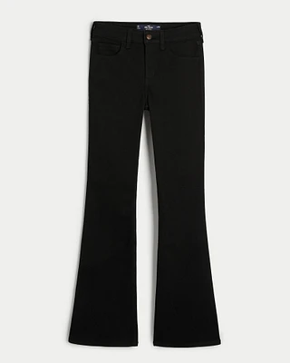 Mid-Rise Black Boot Jeans