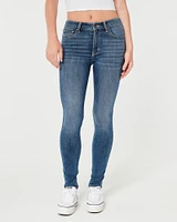 High-Rise Medium Wash Super Skinny Jeans