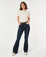 Curvy High-Rise Medium Wash Flare Jeans