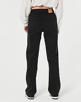 Ultra High-Rise Black Dad Jeans