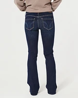 Low-Rise Dark Rinse Wash Boot Jeans