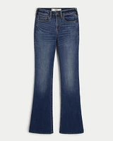 Curvy Mid Rise Bootcut-Jeans in mittlerer Waschung