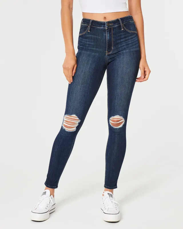 Hollister low rise jean leggings with advanced - Depop