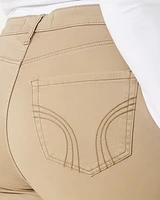 Curvy High-Rise Khaki Super Skinny Pants