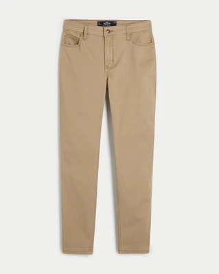 High-Rise Khaki Super Skinny Pants