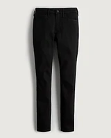 High-Rise Black Super Skinny Jeans