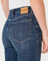 Ultra High-Rise Dark Wash 90s Straight Jeans