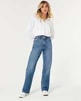 Ultra High-Rise Medium Wash Dad Jeans