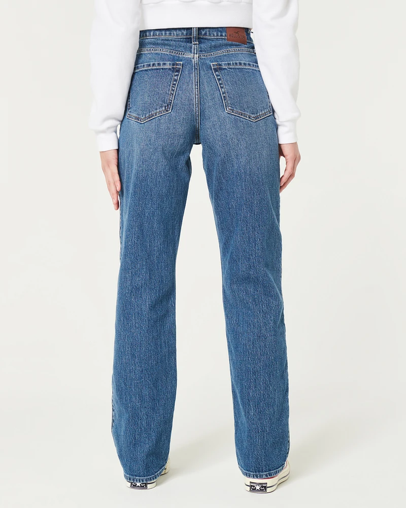 Ultra High-Rise Medium Wash Dad Jeans