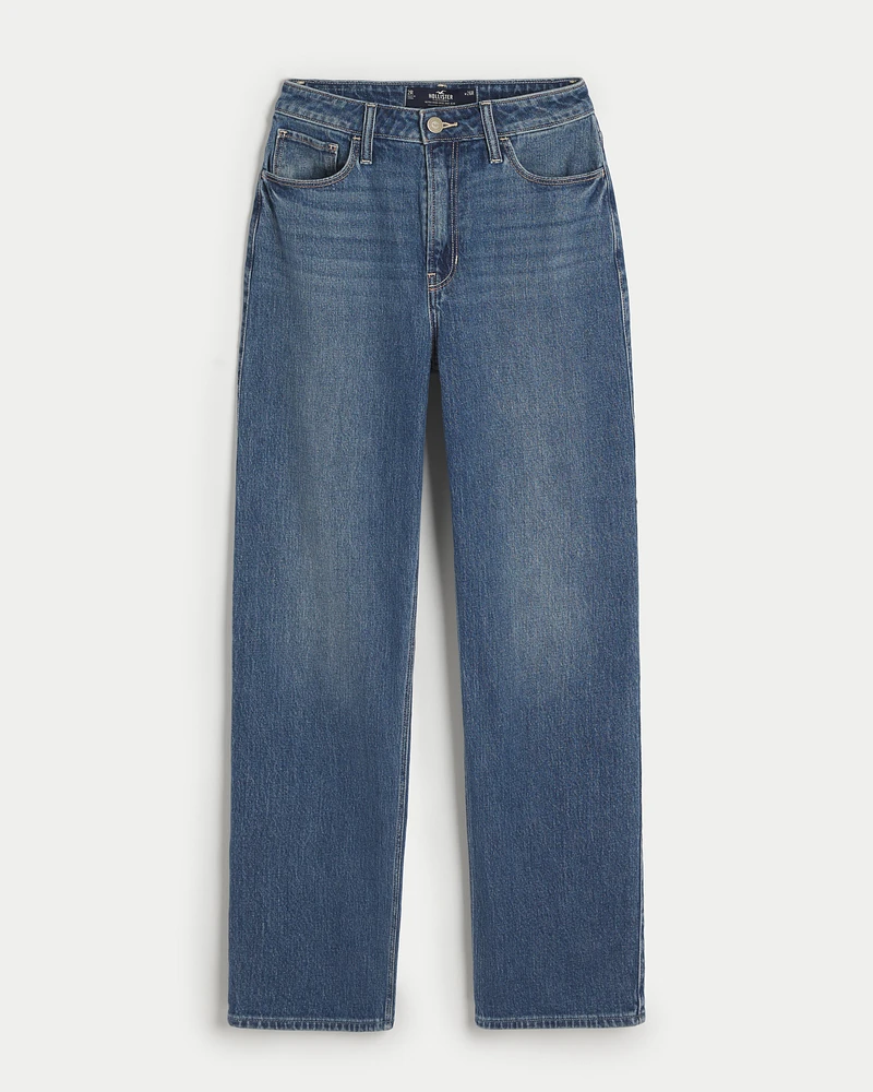 Ultra High-Rise Medium Wash Dad Jeans