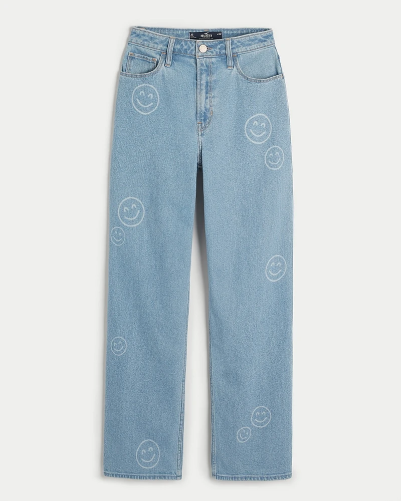 Ultra High-Rise Grey Dad Jeans