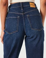 Ultra High-Rise Dark Wash Dad Jeans