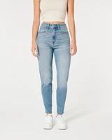 Curvy Ultra High-Rise Medium Wash Mom Jeans