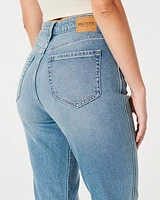 Curvy Ultra High-Rise Medium Wash Mom Jeans