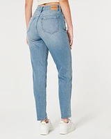 Curvy Ultra High-Rise Medium Wash Mom Jeans