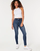 High-Rise Dark Wash Jean Leggings