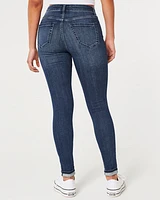 High-Rise Dark Wash Jean Leggings