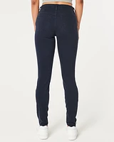 High-Rise Navy Super Skinny Jeans