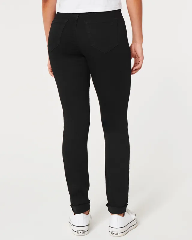 Hollister Skinny Sweatpants Womens size Medium- Black