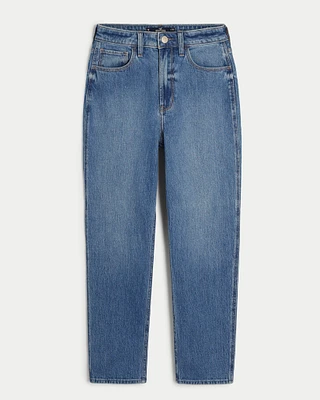 Ultra High-Rise Bright Medium Wash Mom Jeans