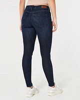 Curvy Low-Rise Dark Wash Super Skinny Jeans