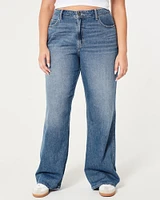 Ultra High-Rise Lightweight Medium Wash Baggy Jeans