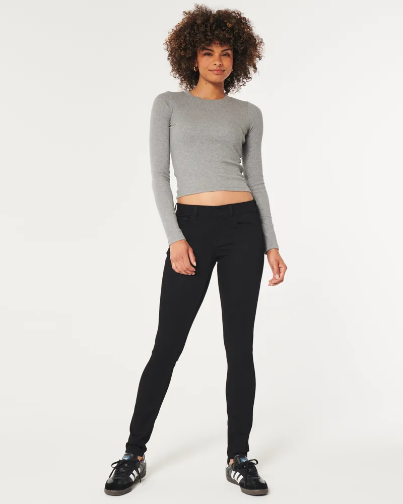 Hollister Low Rise Crop Jean Leggings