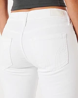 Low-Rise White Super Skinny Jeans