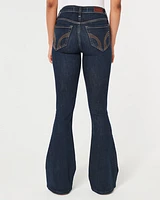 High-Rise Dark Wash Flare Jeans