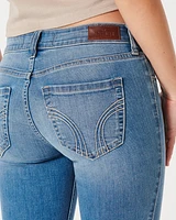 Curvy Low-Rise Medium Wash Super Skinny Jeans