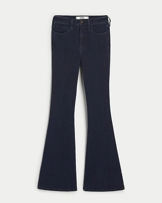 Curvy High-Rise Dark Wash Flare Jeans