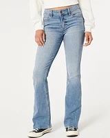 Mid-Rise Light Wash Boot Jeans