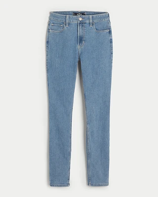 High-Rise Light Wash Super Skinny Jeans