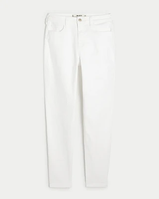 Curvy High-Rise White Super Skinny Jeans